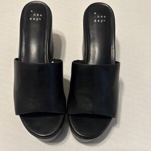 A New Day Women's Black Mules